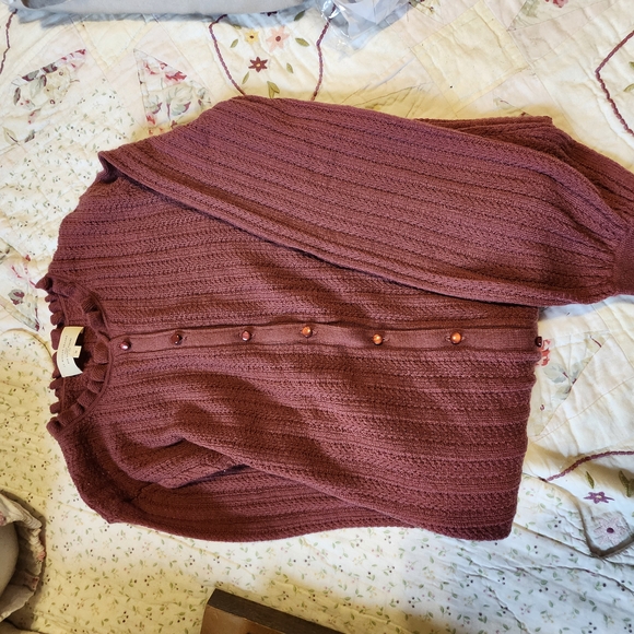 Sezane Sweaters - Women's Burgundy Sweater